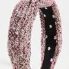 Lele Sadoughi Glitter Sweater Knotted Headband