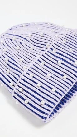Lele Sadoughi Embellished Stripe Ribbed Beanie -Deals Madewell Store leles307231ef0b 1669734609330 2 0. UX357 QL90