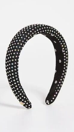 Lele Sadoughi Crystal Mesh Alice Headband