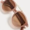 Lele Sadoughi Pearl Courtside Sunglasses