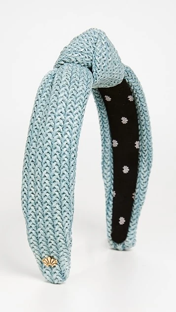 Lele Sadoughi Braided Raffia Knotted Headband 1 Lele Sadoughi Braided Raffia Knotted Headband