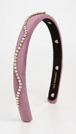 Lele Sadoughi Squiggle Crystal Gigi Headband