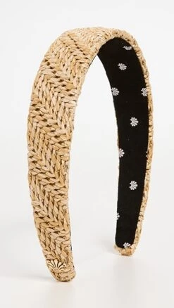 Lele Sadoughi Raffia Bessette Headband