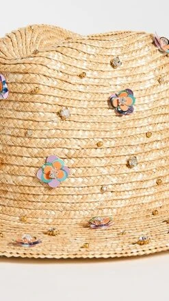 Lele Sadoughi Zinnia Embellished Straw Hat -Deals Madewell Store leles307811f658 1680018922164 2 0. UX357 QL90