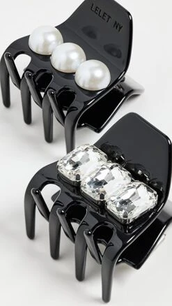 LELET NY Jules Crystal & Pearl Claw Clip Set -Deals Madewell Store lelet301831cd2d 1672431876997 2 0. UX357 QL90