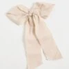LELET NY Linen Gram Bow Barrette