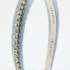 LELET NY Denim Crystal Headband