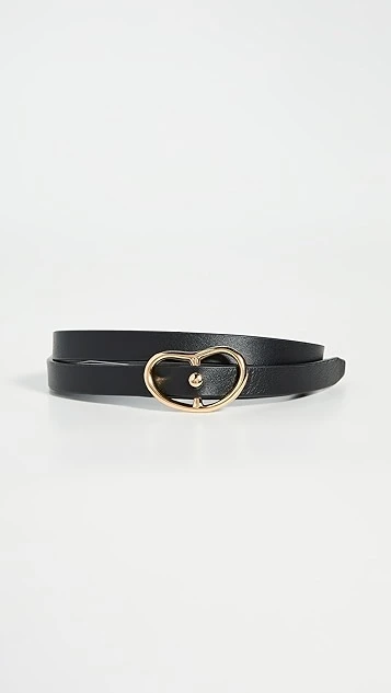 Lizzie Fortunato Skinny Georgia Belt In Black 1 Lizzie Fortunato Skinny Georgia Belt In Black