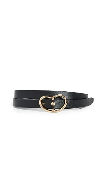 Lizzie Fortunato Skinny Georgia Belt In Black 5 Lizzie Fortunato Skinny Georgia Belt In Black - Image 5