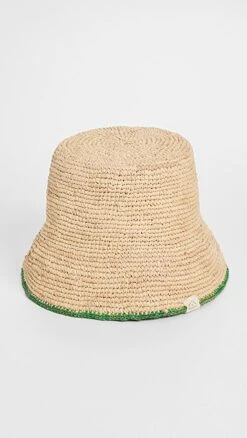 Loeffler Randall Jocelyn Raffia Bucket Hat