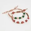 Loeffler Randall Zena Cord Beaded Bracelet Set