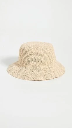 Madewell Straw Bucket Hat