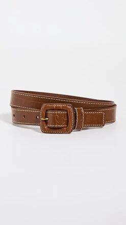 Madewell Textured Covered Buckle Croco Belt