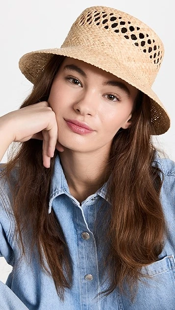 Madewell Woven Straw Bucket Hat 2 Madewell Woven Straw Bucket Hat - Image 2