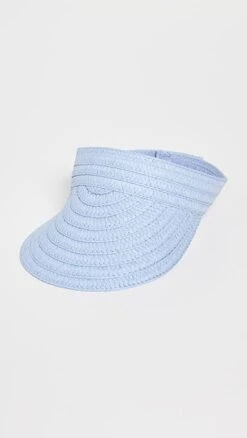 Madewell Packable Wide Braid Roll Up Straw Visor