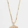 Marlo Laz 14k Mini PB Coin Necklace