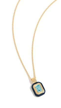 Missoma Blue Stone And Enamel Pendant Necklace -Deals Madewell Store msoma301261ee9b 1665853156087 2 0. UX357 QL90