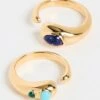 Missoma Organic Gemstone Stacking Rings