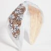 NAMJOSH Light Blue Embellished Headband