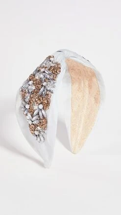 NAMJOSH Light Blue Embellished Headband