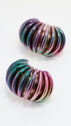 Oscar De La Renta Roly Poly Earrings