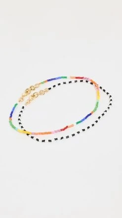 Roxanne Assoulin Kaleidoscope Petite Anklet Duo