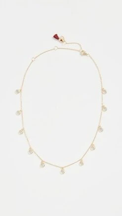 SHASHI Solitaire Drop Choker Necklace