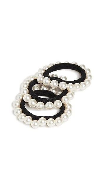 SHASHI Coco Hair Tie Set Of 3 4 SHASHI Coco Hair Tie Set Of 3 - Image 4