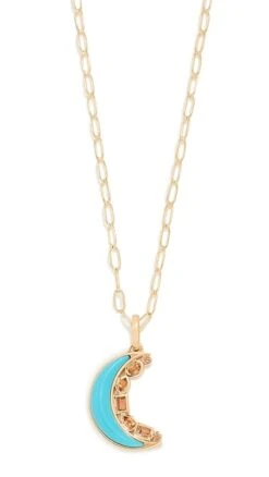Sorellina 18k Mini Crescent Moon Inlay Necklace -Deals Madewell Store slina3005611e8f 1678468345885 2 0. UX357 QL90