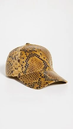 STAND STUDIO Connie Faux Leather Cap