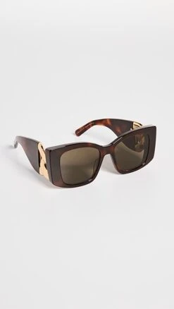 Stella McCartney Wide Temple Cat Eye Sunglasses
