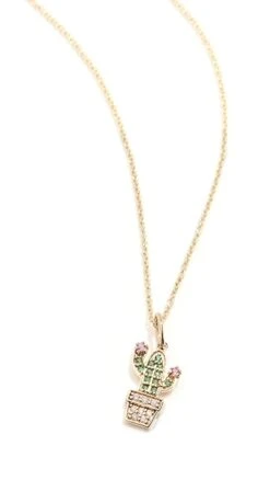 Sydney Evan 14k Small Potted Cactus Necklace -Deals Madewell Store sydny2031015065 1650310967200 2 0. UX357 QL90