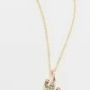 Sydney Evan 14k Small Potted Cactus Necklace