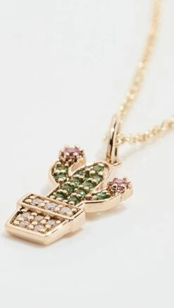Sydney Evan 14k Small Potted Cactus Necklace -Deals Madewell Store sydny2031015065 1650310967700 2 0. UX357 QL90
