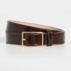 Tory Burch 1" T Monogram Patent Belt