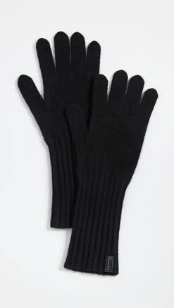Vince Boiled Cashmere Knit Gloves