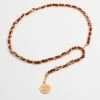 What Goes Around Comes Around Chanel Red Gold Chain Belt