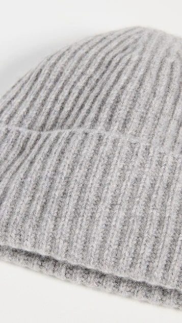 White + Warren Cashmere Luxe Ribbed Beanie 4 White + Warren Cashmere Luxe Ribbed Beanie - Image 4