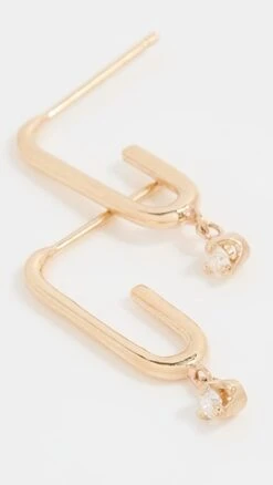 Zoe Chicco 14k Paperclip Link Hoops With Dangling Diamonds -Deals Madewell Store zchic3084813184 1666103878382 2 0. UX357 QL90