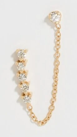 Zoe Chicco Tennis Collection Double Sided Earring